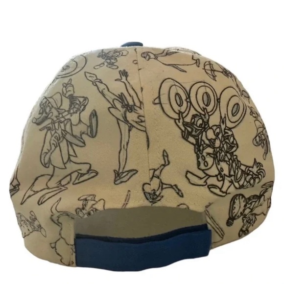 Disney Ink & Paint Sketchbook Sorcerer Mickey Mouse Youth Kids Baseball Cap Hat - Picture 6 of 8